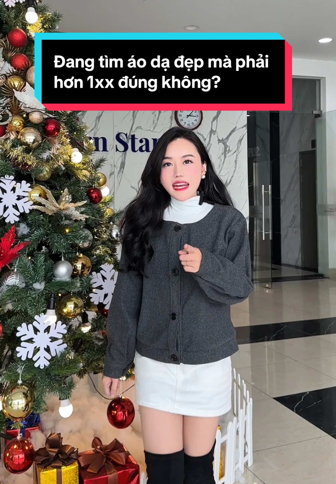 Đang tìm áo dạ đẹp mà phải hơn 1xx đúng không? Đây chứ đâu #aokhoacda#aokhoachottrend #aokhoacdanu #trendingtiktok #trending #xuhuongthoitrang #thoitrangnu #videoviral 