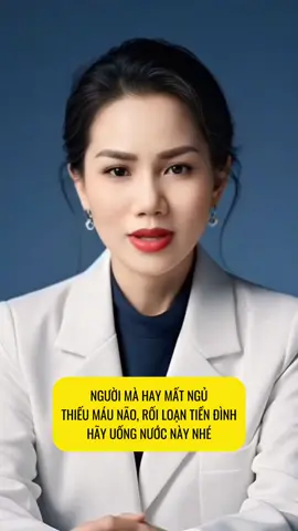 Người hay mất ngủ, thiếu má.u n.ão, rối loạn tiền đình hãy uống nước này nhé #xuhuong #thinhhanh #suckhoe #meohay #baithuocdangian #maibeauty83 #ai 
