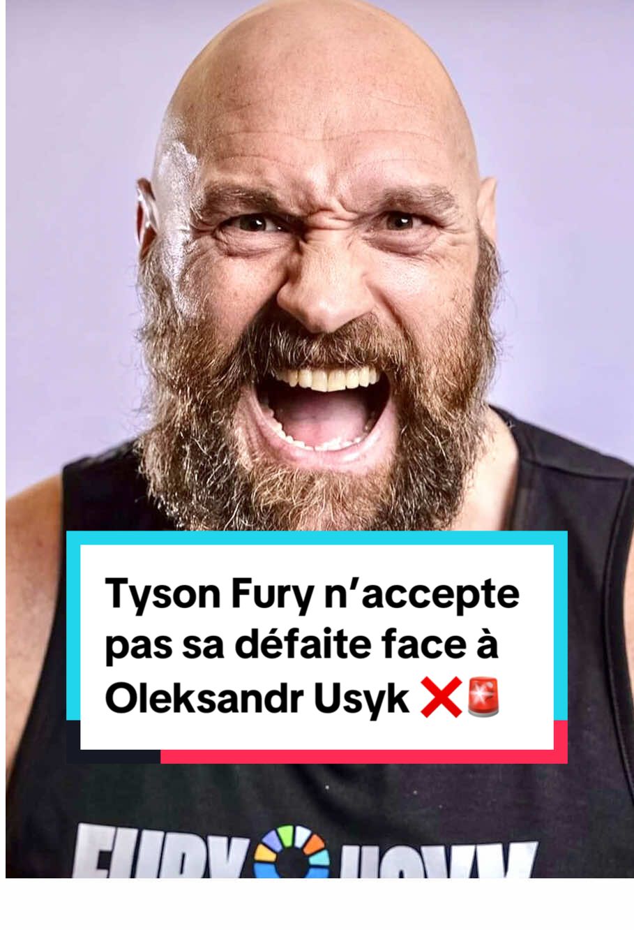 Tyson Fury n’accepte pas sa défaite contre Oleksandr Usyk et crie au truquage 🚨 Fury vs Usyk : Usyk gagnant 📝 #usyk #tysonfury #boxe #combat 