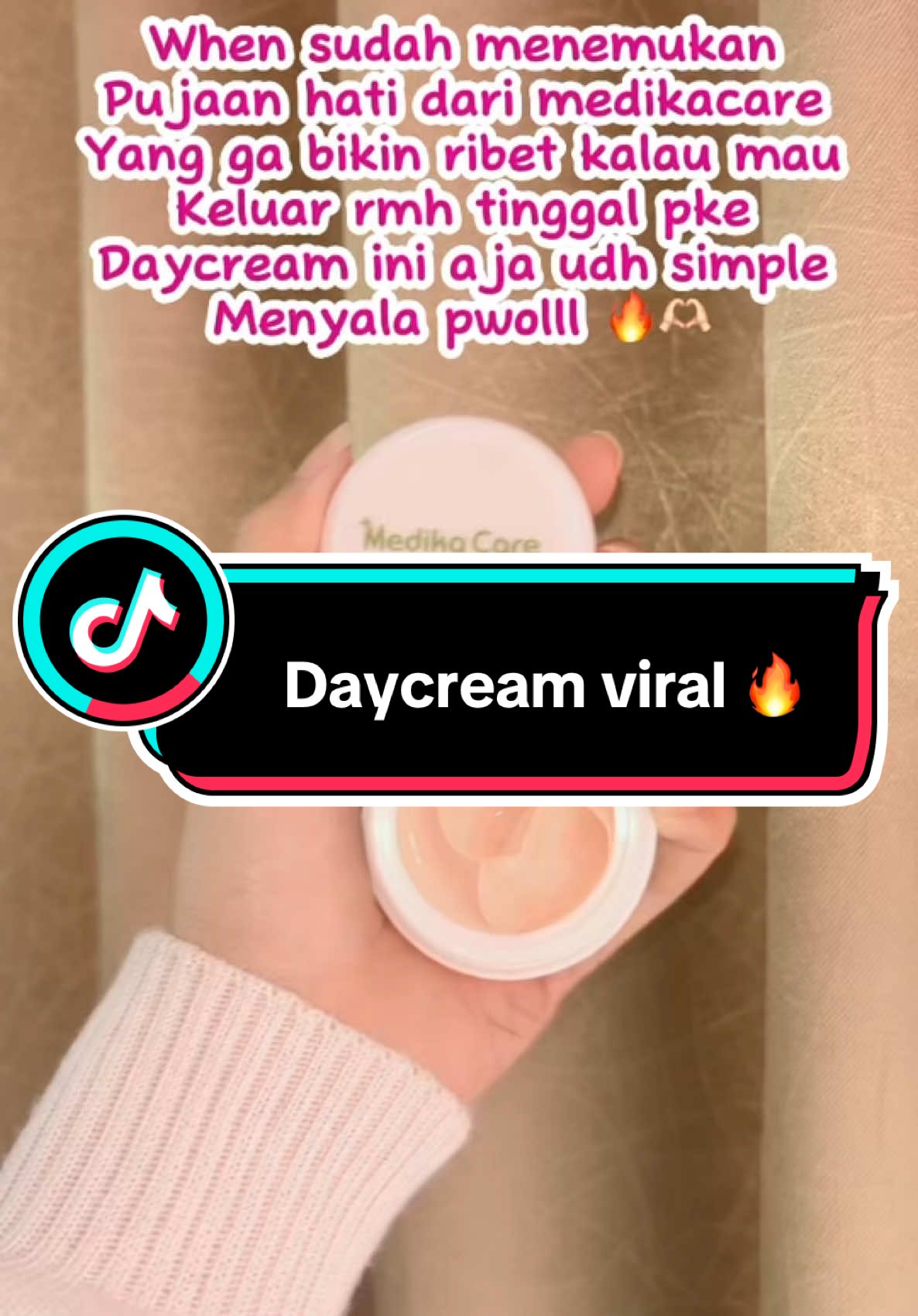 Apa pendapat kalian tentang daycream medikacare ⁉️ #viraltiktok #sunscreen #daycream #skincare #fyppppppppppppppppppppppp 