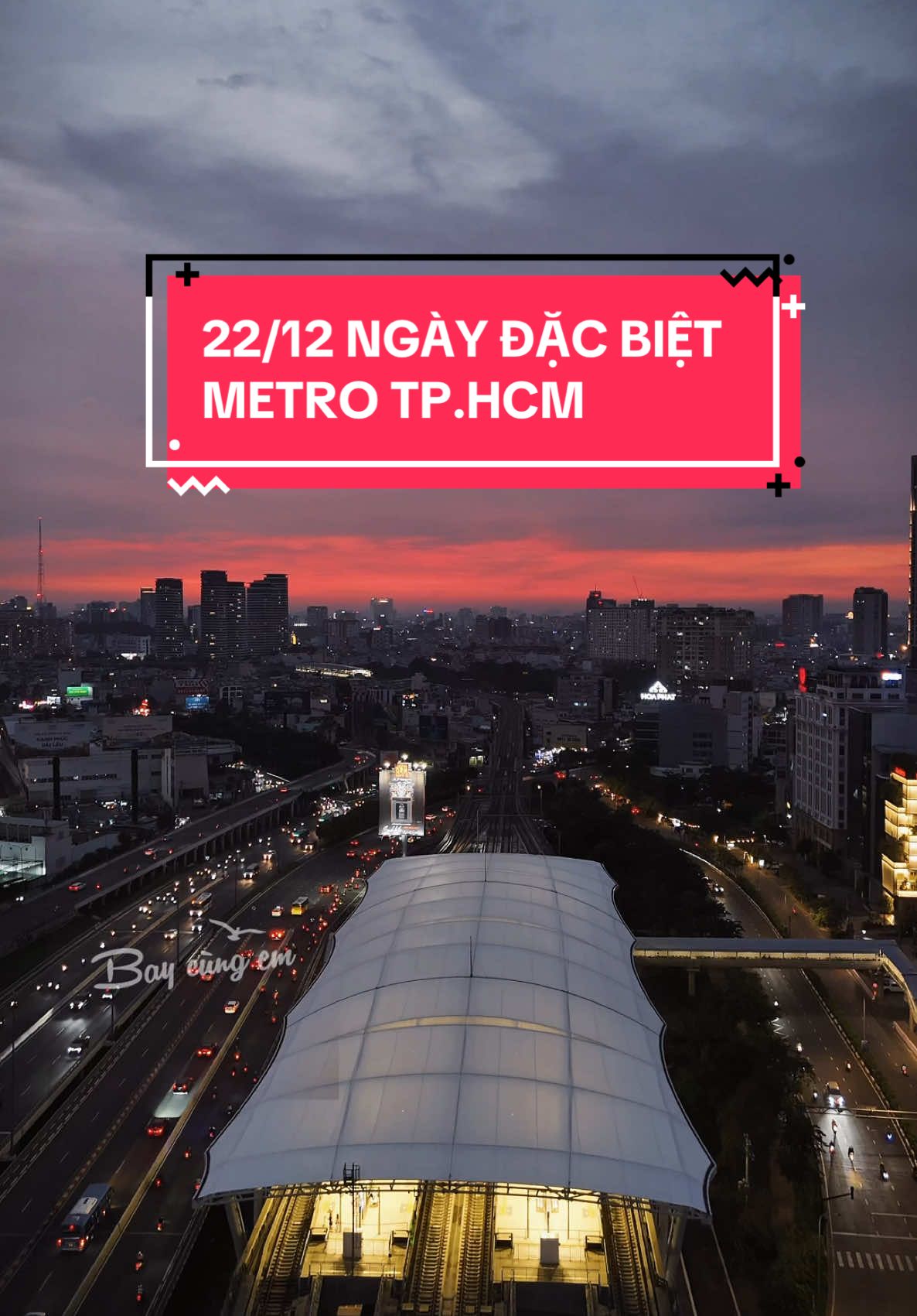 22/12 Ngày đặc biệt, Metro TP.HCM #baycungem #hochiminh #saigon #metro #vietnam #xuhuong #flypシ 