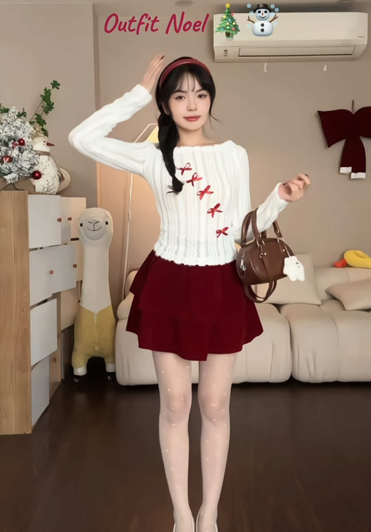 Dễ thươn 😋 #xuhuong #foryou #viral #tryon #goclamdep #noel #outfit #imentertainment 