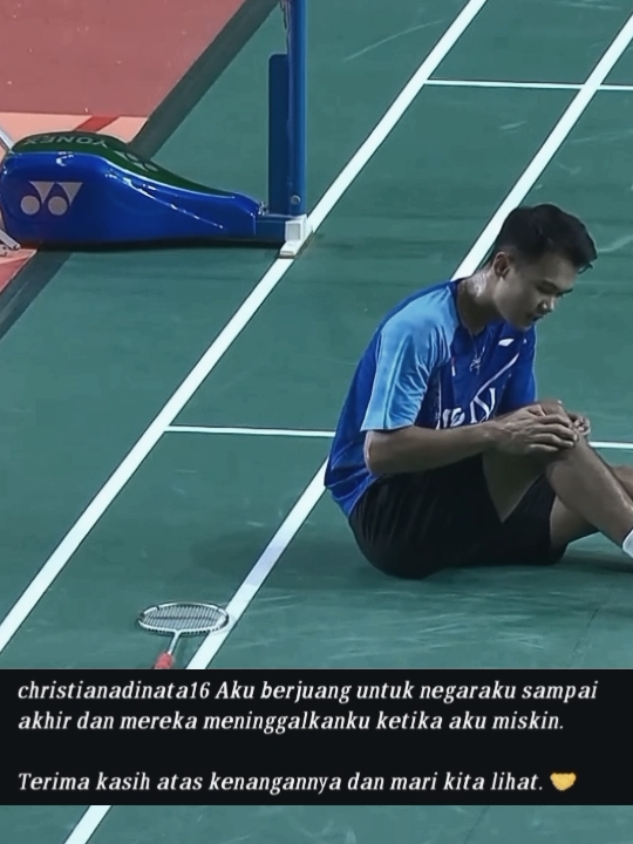 buktikan! bahwa kamu bisa tanpa ijo Ce. Proud of you Cea #christianadinata #badmintonindonesia #badminton #pbsi #foryou 