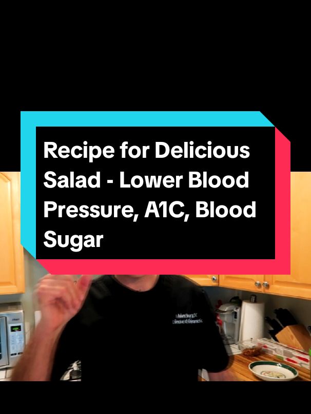 Recipe for Delicious Salad - Lower Blood Pressure, A1C, Blood Sugar  #HealthySalad #LowerBloodPressure #BloodSugarControl #DiabetesFriendly #HeartHealth #NutritiousMeals #SaladRecipe #HealthyEating #WellnessTips #BetterHealth 