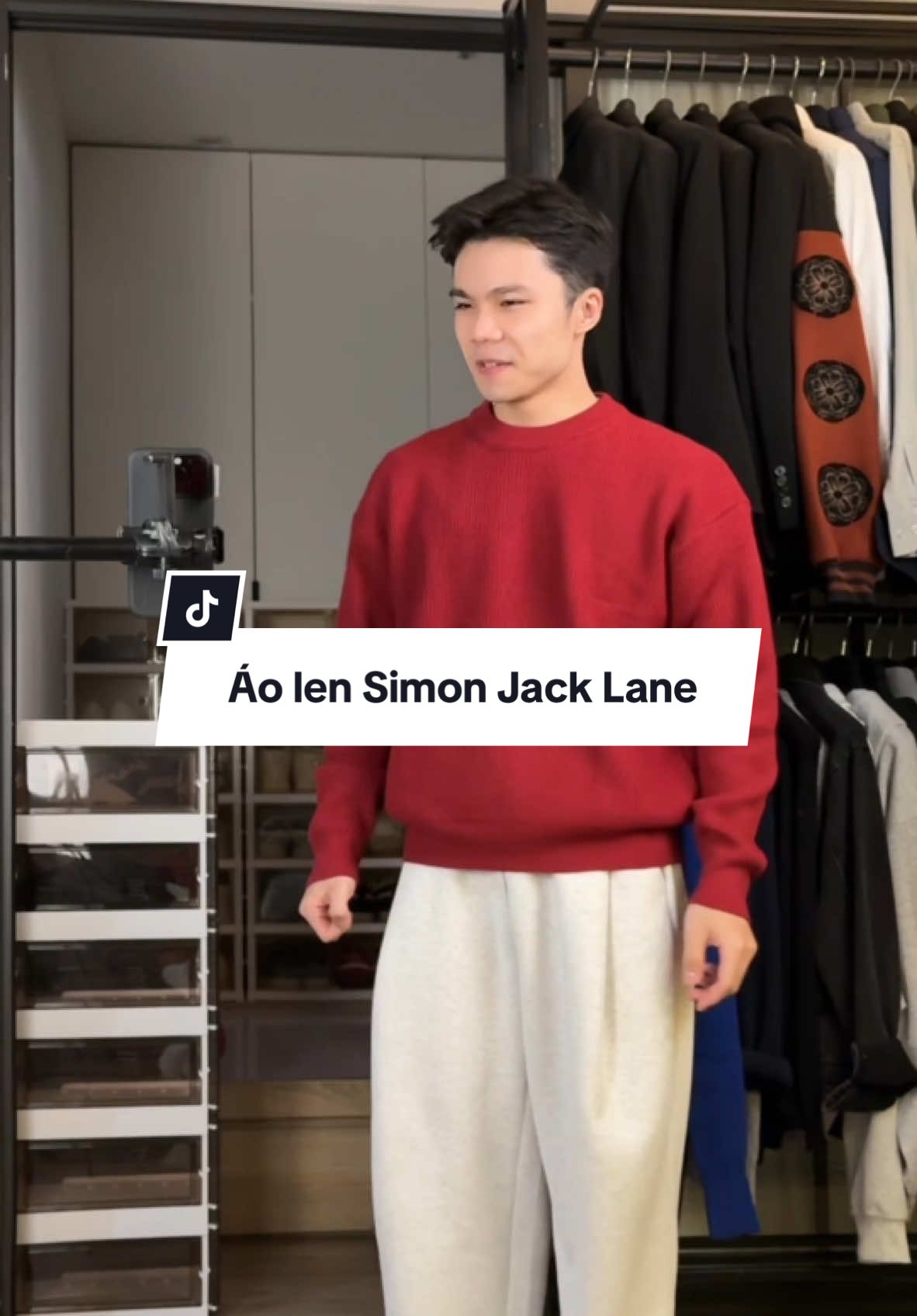 Áo len Simon Jack Lane #thanhdongian #fyp #goclamdep #review