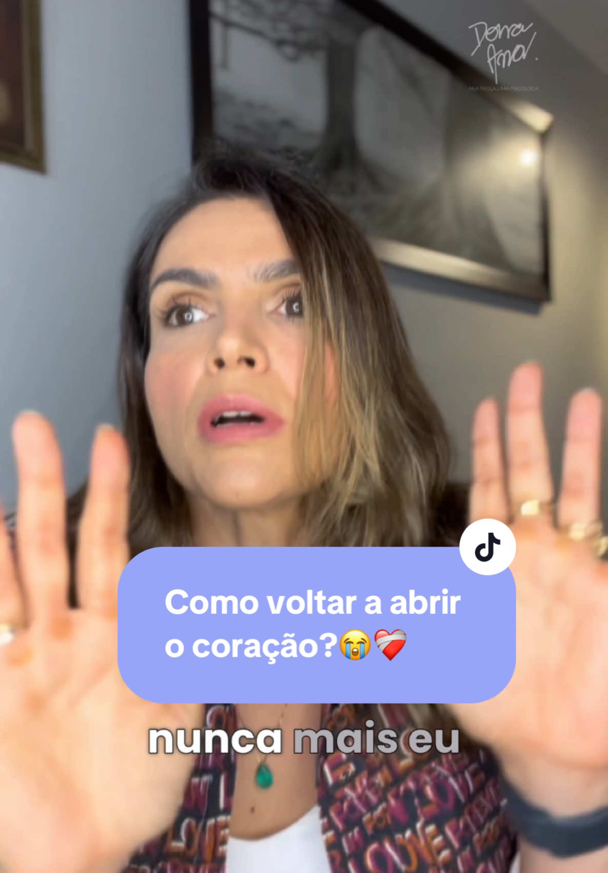 @Dona Ana  Você sente que não consegue voltar a amar? Que nunca mais quer se relacionar?
 
 Isso está acontecendo porque o seu Corpo de Dor fechou o seu coração na tentativa de te proteger.
 
 Mas, na verdade, isso só está te causando mais dor.
 
 Porque quando o Corpo de Dor te isola, na verdade ele está usando as suas feridas emocionais mais profundas contra você mesmo, sussurrando coisa como:
 
 