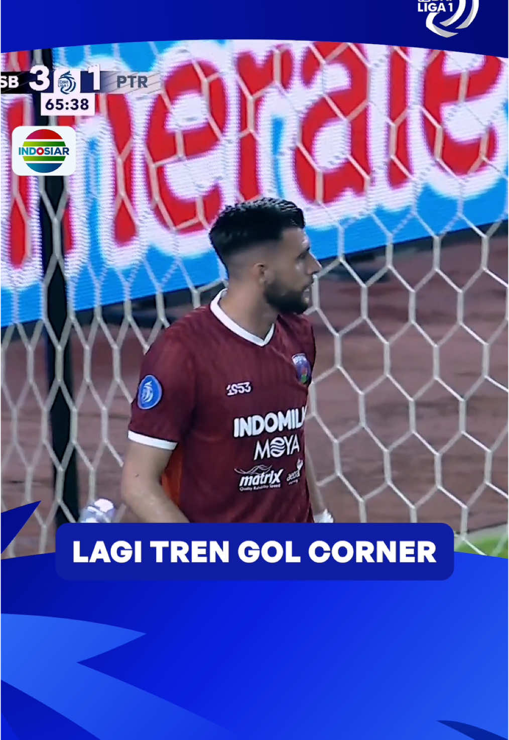 LAGI TREN GOL CORNER YA SEKARANG😱 Upaya dari Persib yang terus menyerang pertahanan dari Persita hingga menit akhir dari tendangan sudut. #BRILiga1 #IndosiarSports #IndosiarRumahSepakbolaIndonesia #BRImoMudahSerbaBisa 