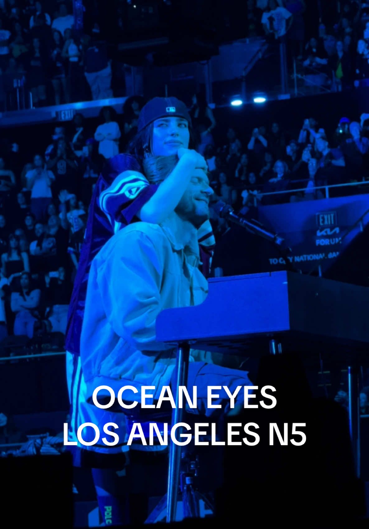 💙💙 #billieeilish #hitmehardandsofttour #finneas #oceaneyes #kiaforum #losangeles #la #hmhas #concerts 