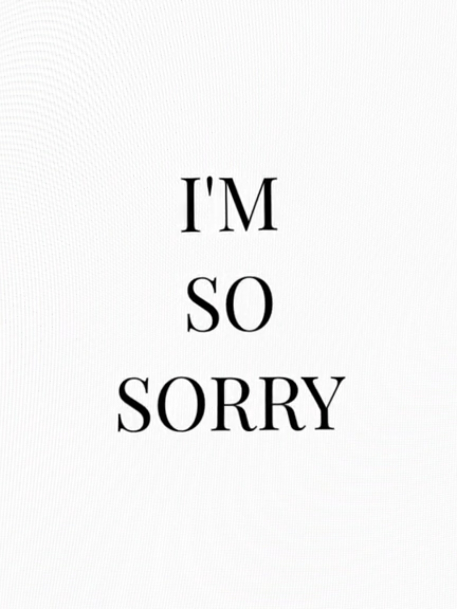 I'm so sorry #lyrics #fyp #foryoupage 