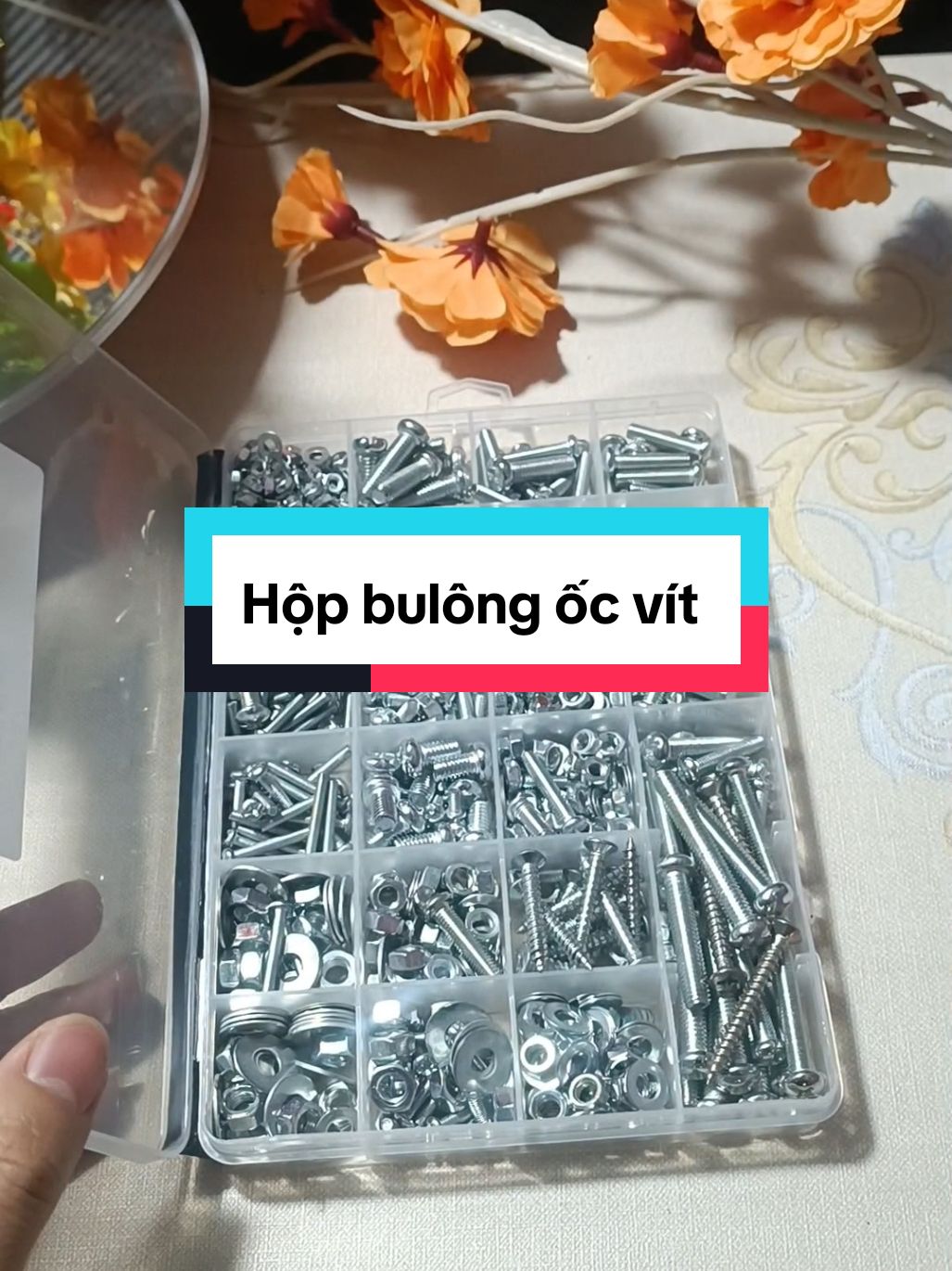 Hộp bulông ốc vít đủ kích cỡ #anhdangstore #phukiencokhi #hopbulong #daioc #ocvit #theanh28 #trending #viral #xuhuong 