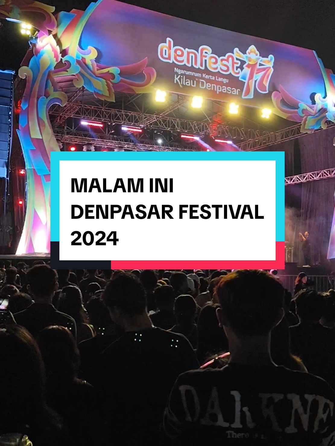 malam ini DENPASAR FESTIVAL #junbintang  #denpasarfestival  #denpasarfestival2024  #denfest  #puputanbadung #denpasar #bali