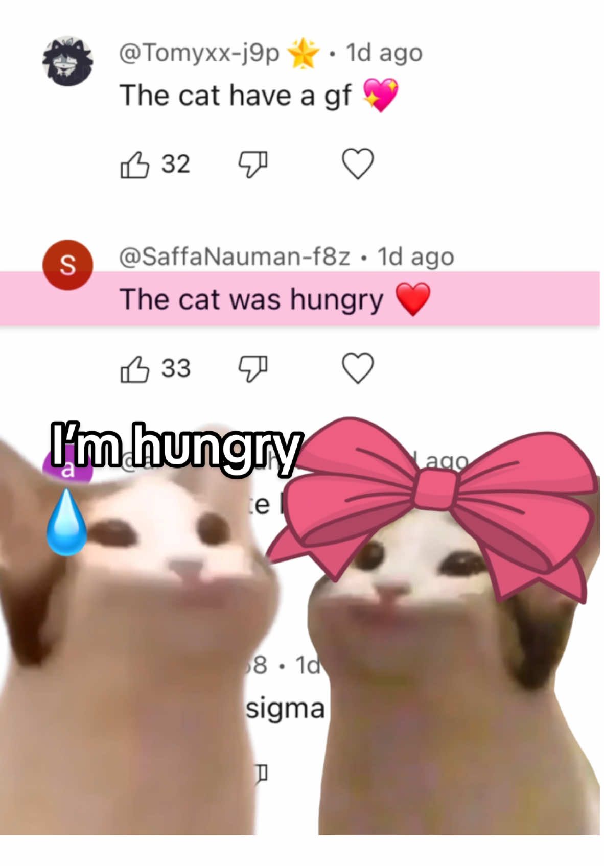 I dont want a sigma cat 😭