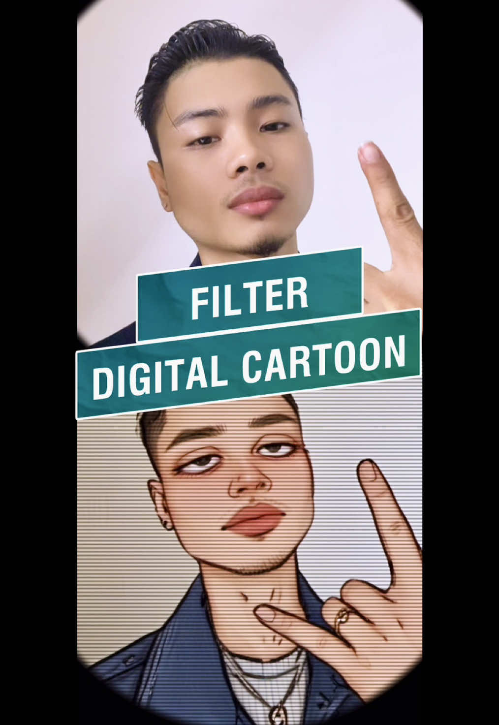 Filter Ai Digital Cartoon #ai #aidigitalcartoon #filter #tiktokfilter #LearnOnTikTok #hoccungtiktok 