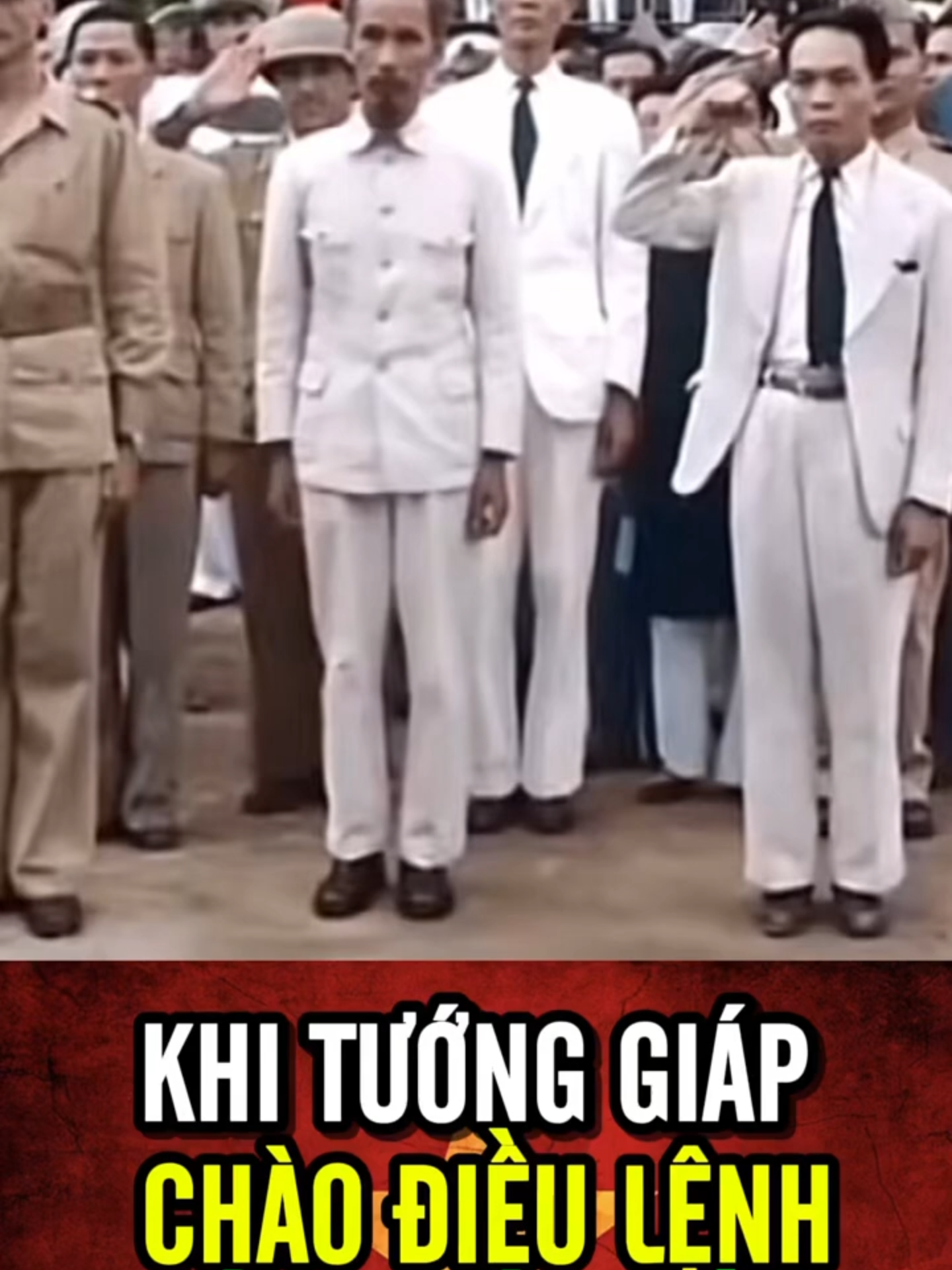 KHI TƯỚNG GIÁP CHÀO ĐIỀU LỆNH BẰNG NẮM ĐẤM !!! #vietnam #tintuc #tinhyeu #lichsuvietnam #tiktoknews #xuhuong #xuhuongtiktok