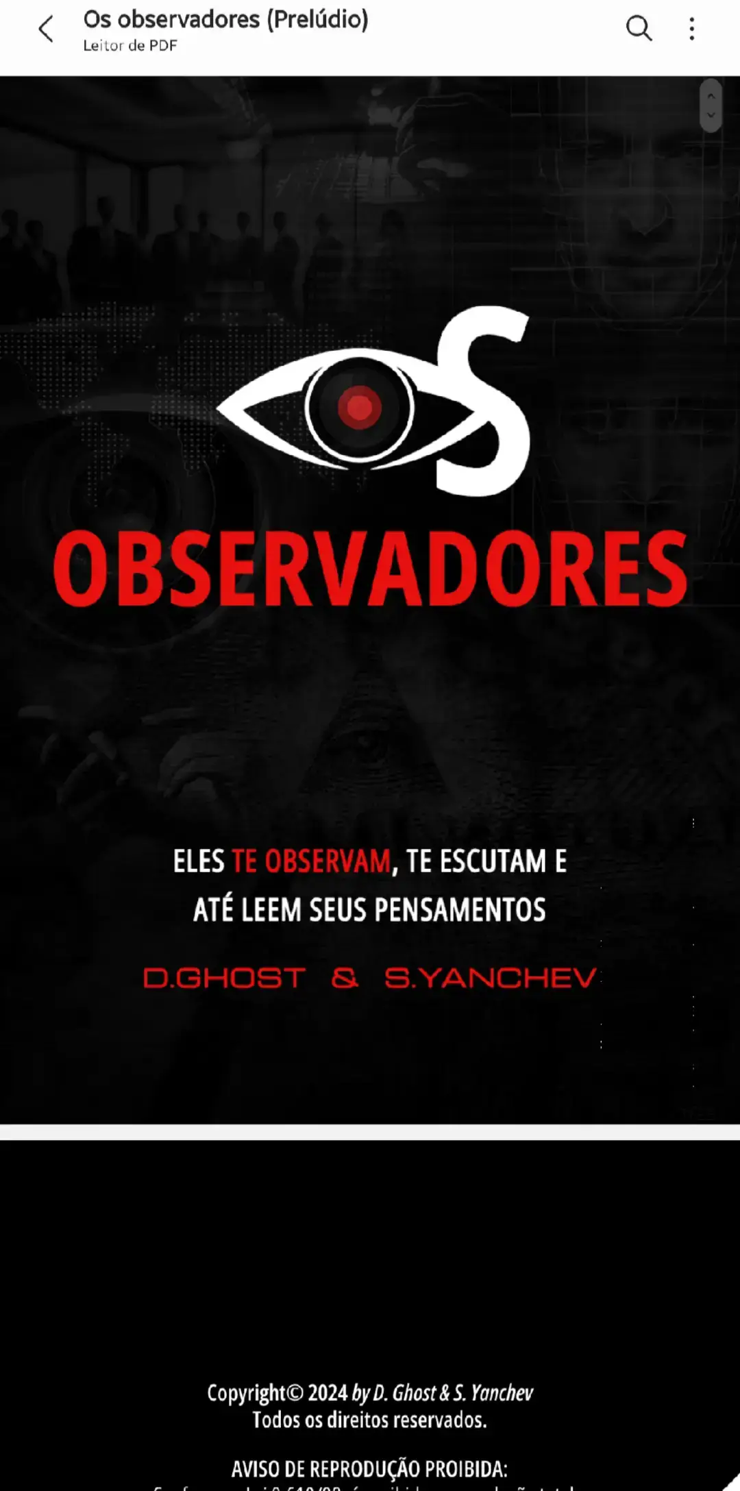 PRELÚDIO DO LIVRO OBSERVADORES 