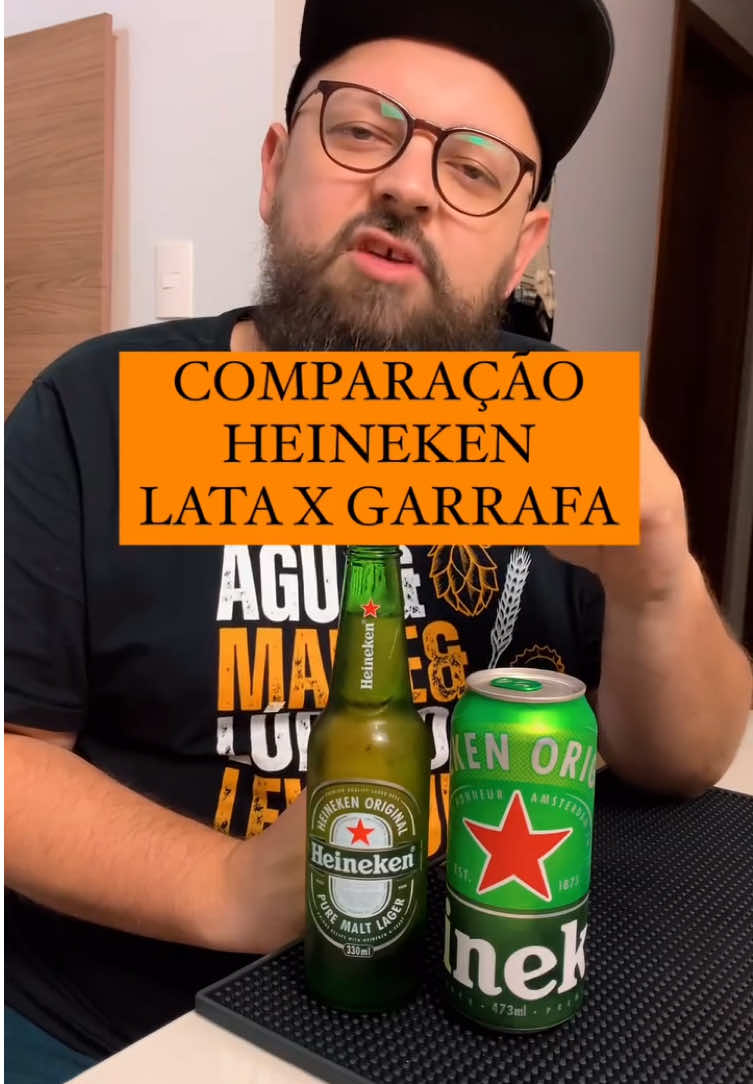 E ai, qual a tua preferida entre as duas? #cerveja #degustacao #heineken #pilsen #lager 