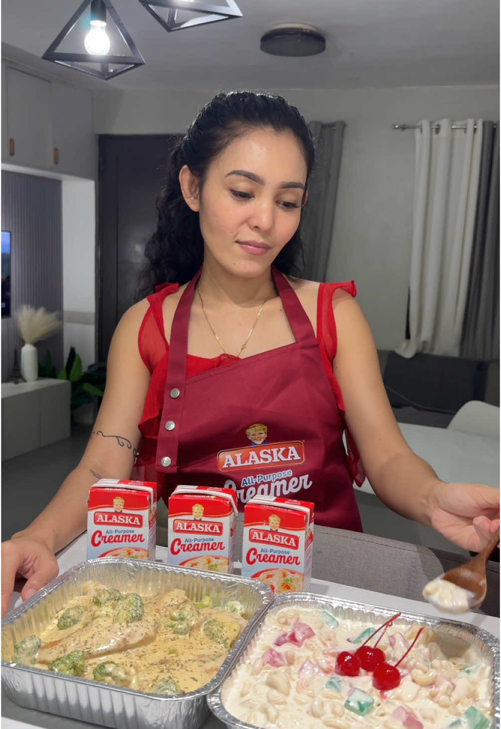 Tuwing pasko, staple sa amin ang creamy dishes. With my new discovery na Alaska All Purpose Creamer, masarap at special ang handaan ko!#AlaskaAllPurposeCreamer  @Alaska Nanay Club 