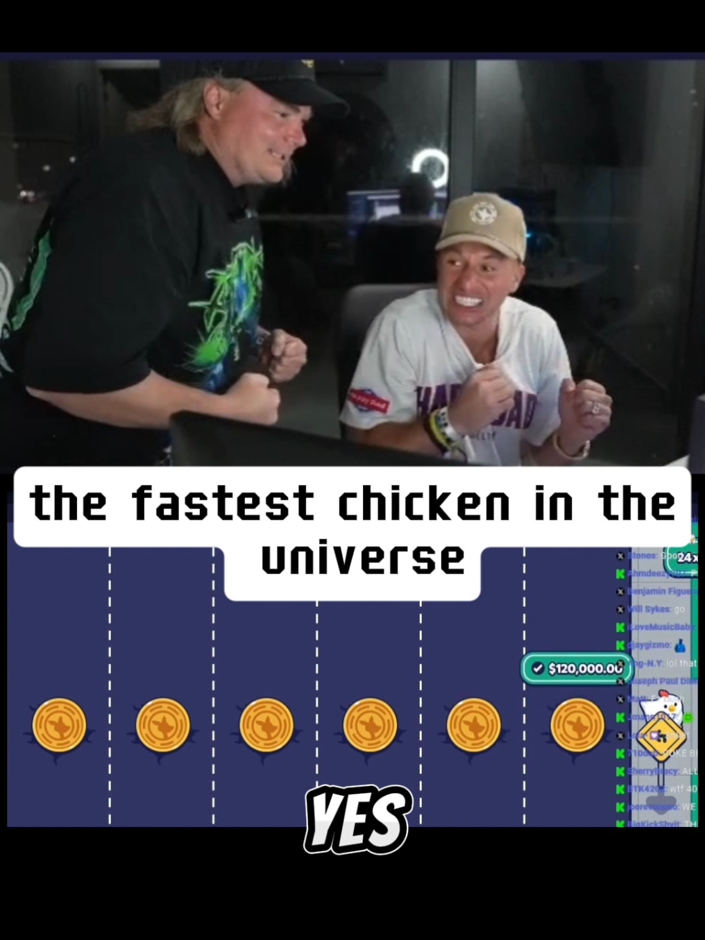 the fastest chicken in the universe#clips #stevewilldoit #kickstreaming #fyp #clip 