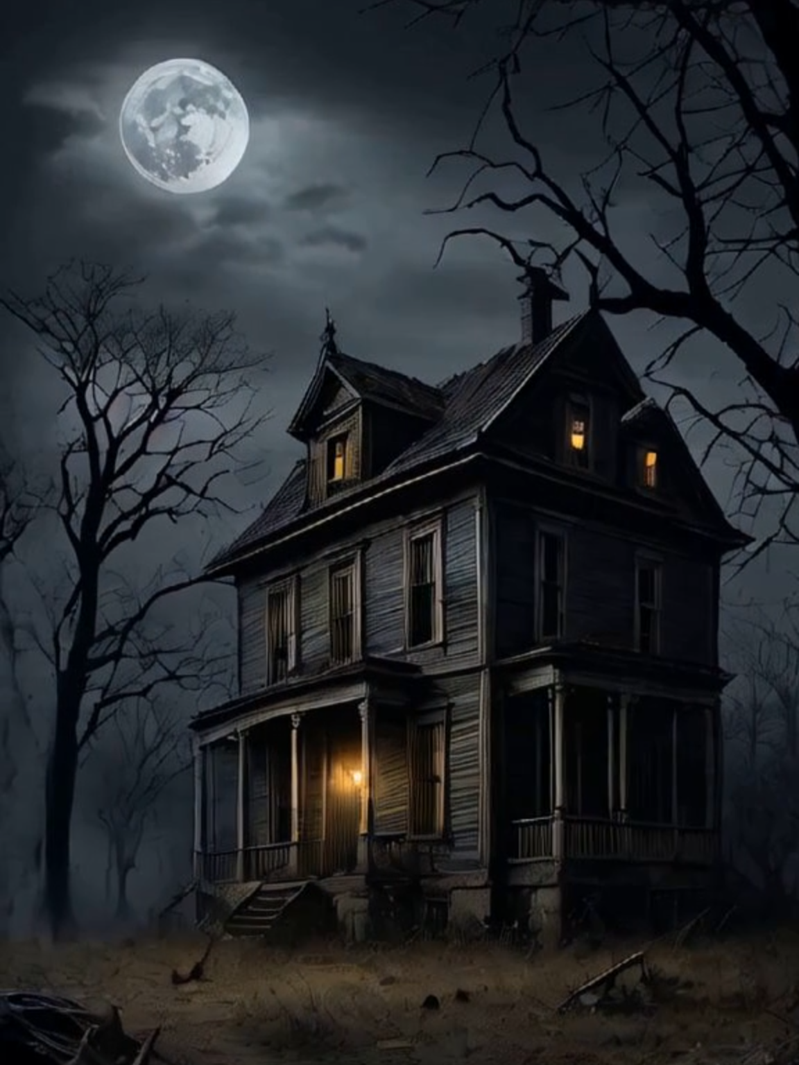 Uma mini história de terror - A Casa das Sombras #historia #fantasia #fantasy #night #noite #terror #horrorstory #fear #medo #casa #fyp #fypシ゚viral🖤tiktok