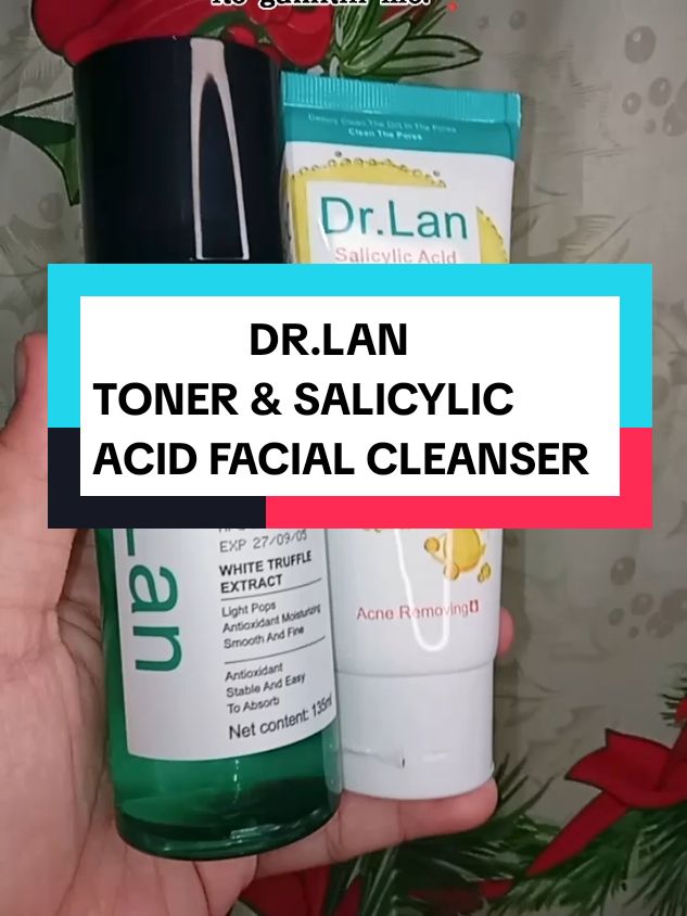 I Found my new skincare ,di ko na kailangan mag rejuvenate 😊💜#drlan #acneremoving #drlantoner #salicylicacid #facialcleanser #whitetruffleantisugartoner 