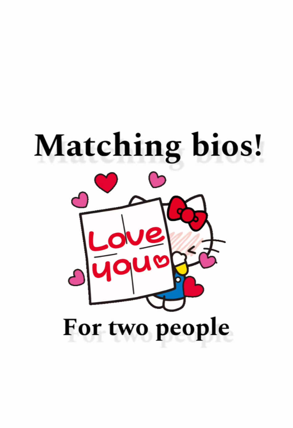 𝐌𝐚𝐭𝐜𝐡𝐢𝐧𝐠 𝐛𝐢𝐨𝐬! ♡︎ #matching #matchingbios #ideas #apocalipse #lyric #song #couple #duo #friend#duou #fy #fyp #viral #xyzabc #yukii_yk 