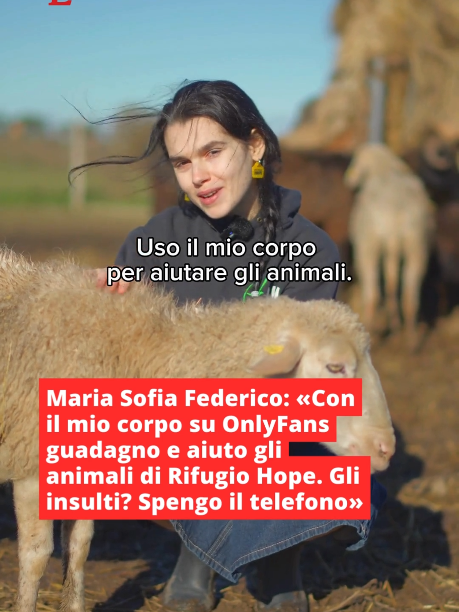 «Con il mio corpo e con il mio lavoro da content creator per adulti riesco a guadagnare soldi che mi permettono di aiutare gli animali. Le cattiverie gratuite e gli insulti che ricevo sono tanti ma non mi importa: se un commento mi pesa posso spegnere il telefono, mentre gli animali dai mattatoi non escono». Maria Sofia Federico non ha nemmeno 20 anni ma è evidente che sa quel che vuole. Durante la giornata-evento del Rifugio Hope - luogo in cui vengono portati animali salvati dai macelli, che ora sono più di 500 – lei non si ferma un attimo. Stressata, forse sì, ma con una voglia immensa di fare la sua parte. In queste ore in cui fatica a trovare anche il tempo per mangiare, ci prendiamo un attimo per parlare. E a parlare non sembra una diciannovenne. D’altronde in questi ultimi anni tra le partecipazioni al programma Il Collegio e alla Rocco Siffredi Academy, senza dimenticare le ospitate a programmi seguitissimi della tv, Maria Sofia è stata spesso nell’occhio del ciclone per le sue scelte considerate “estreme” da molte persone. Non per lei, che vede una logica in quello che sceglie di essere: lavora con il sesso e decide di salvare gli animali attraverso il veganismo. Che la gente si scagli pure, pensa, ma lei è questo e quando lo esprime non ha un attimo di esitazione. 👉🏻 Link in bio⁠ #leggo #rifugiohope #mariasofiafederico