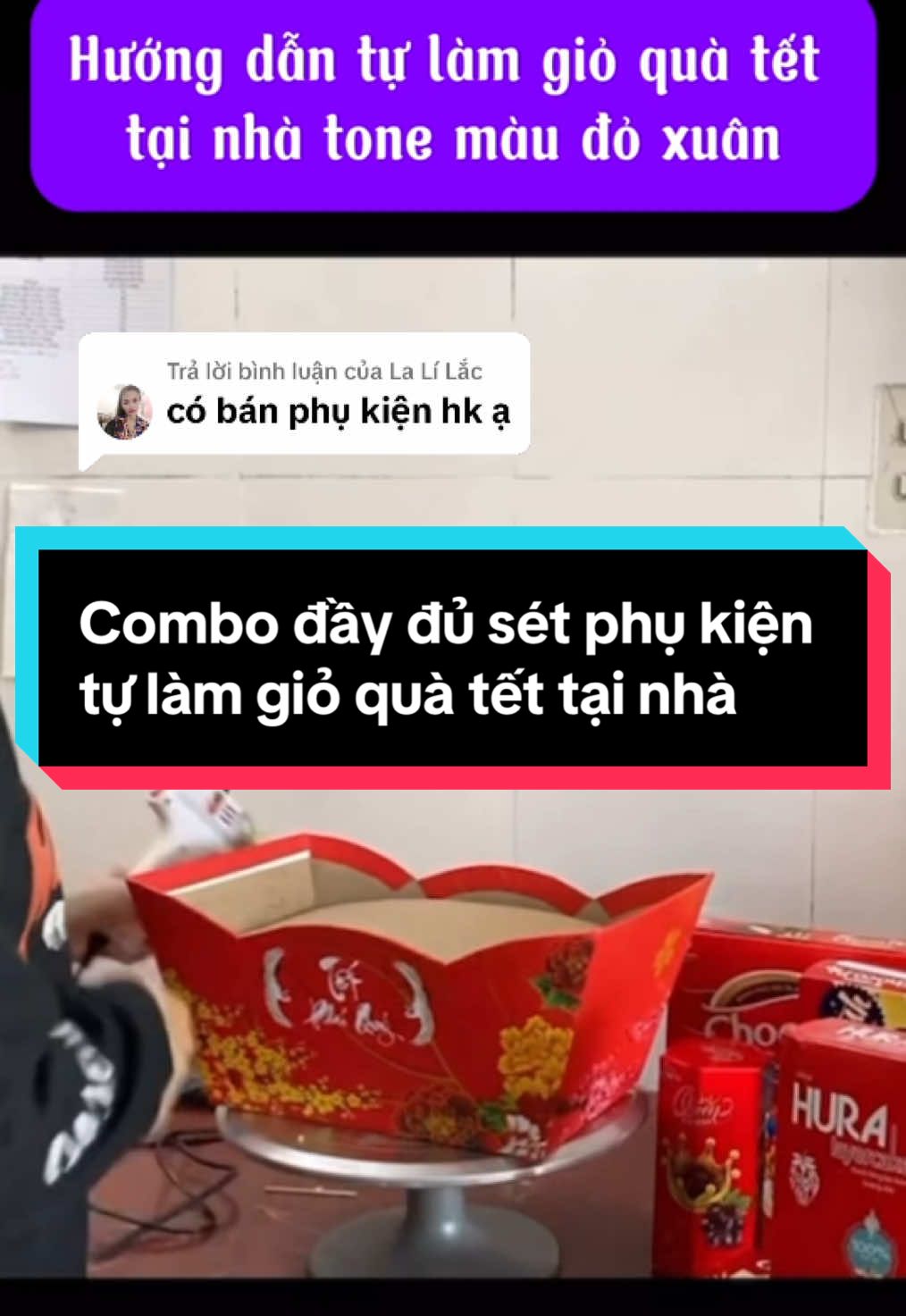 Trả lời @La Lí Lắc sét phụ kiện tự làm giỏ quà tết tại nhà trên video , chị có thể tham khảo nha#xuhướng #giỏthuyền #khaythuyềnlàmquà #séttrangtriphukientet #tết2025 #thịénngiadụng #tết #tiktok 