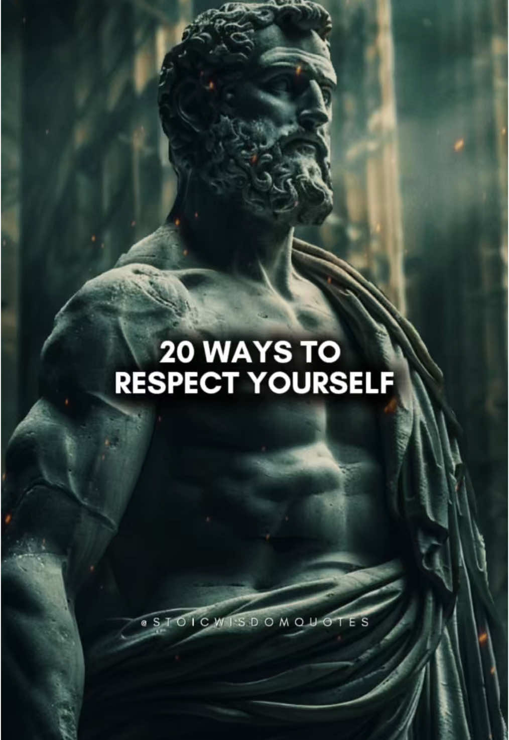 20 Ways To Respect Yourself #respect #disrespect #bethebest #stoicism #lifelessons 