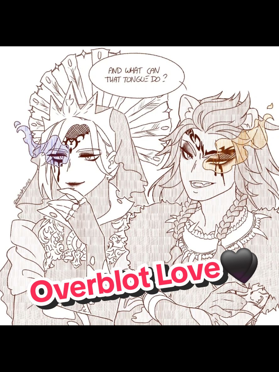 Overblot love🖤 (credit to the amazing Mellosdrawings on Tumblr) #twst #twst プラス #overblot #overblotleona #overblotjamil #overblotvil  #disneyvillains #villain #twistedwonderland #disney #disneytwistedwonderland #leonakingscholar #leonakingscholaredit #vilschoenheit #vilschoenheitedit #jamilviper #jamilviperedit #savanaclaw #pomefiore #scarabia #disneyscar #lionkingscar #jafar #evilqueen #lionking #snowwhite #aladdin