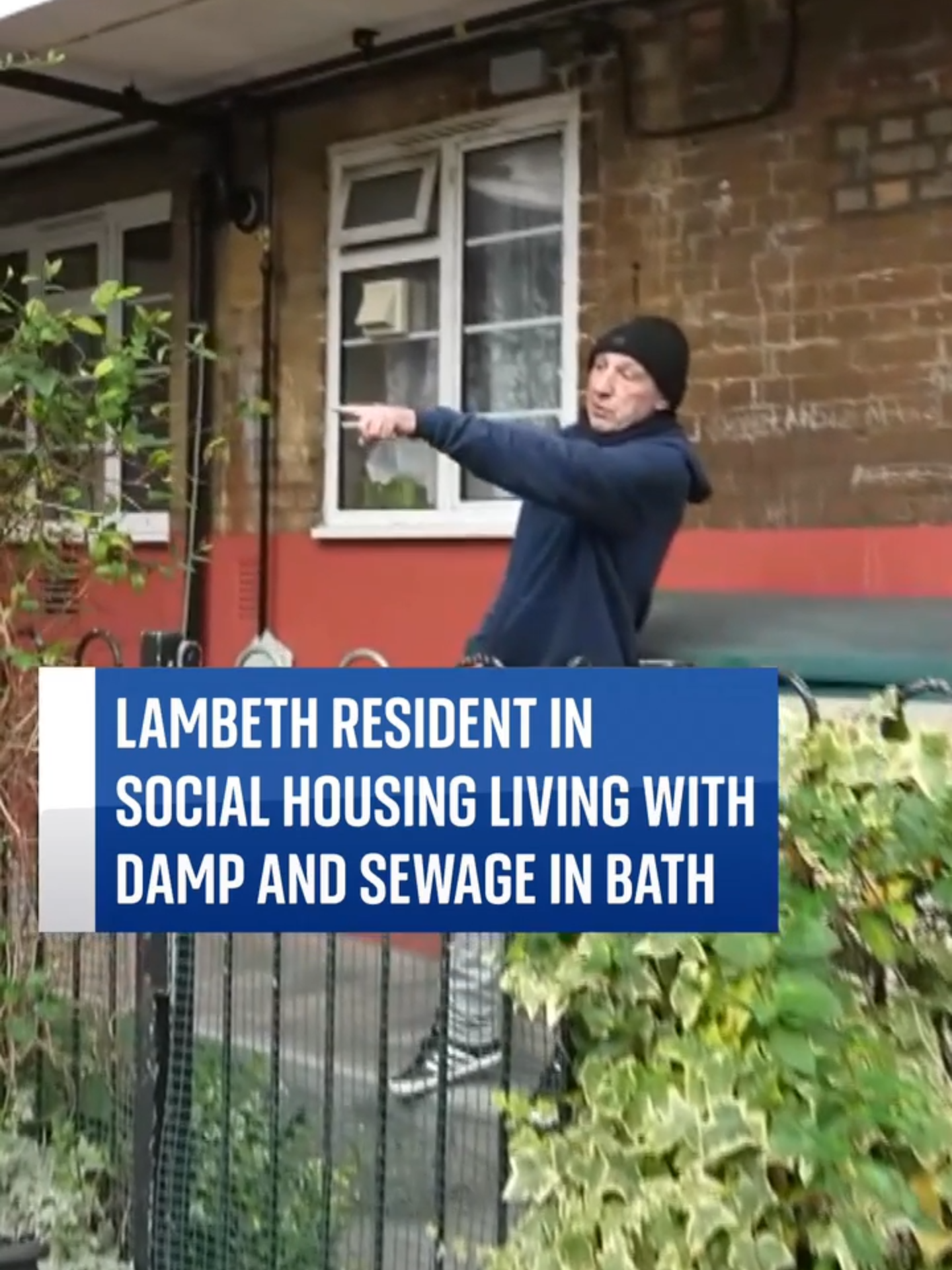 Lambeth resident Peter Seymour says his living conditions are 'like a war zone' and nothing has been done, despite him contacting the council about problems over 20 times in the last 18 months. Sky's @sabahchoudhry reports. #SocialHousing #Lambeth #London #UK