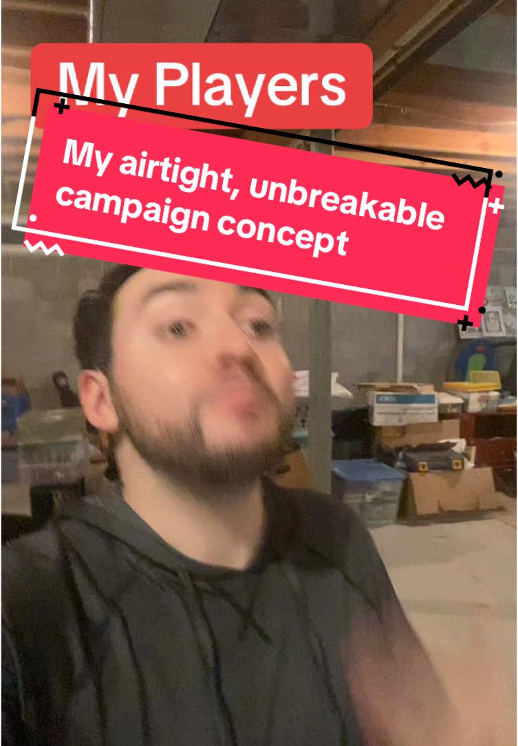 My airtight, unbreakable campaign concept #fyp #dndtok #dungeonmaster #dndplayer #dnd 