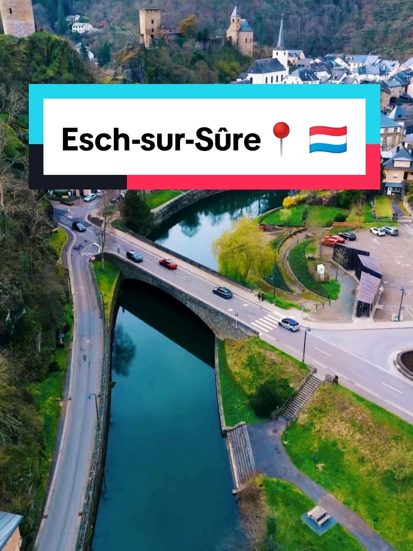 Amazing view beautiful village Esch-sur-Sûre Luxembourg 🇱🇺 by drone camera Roshdi photographer© #luxembourg #luxembourg🇱🇺 #visitluxembourg #travel #Roshdi #roshdi©® #photographer 