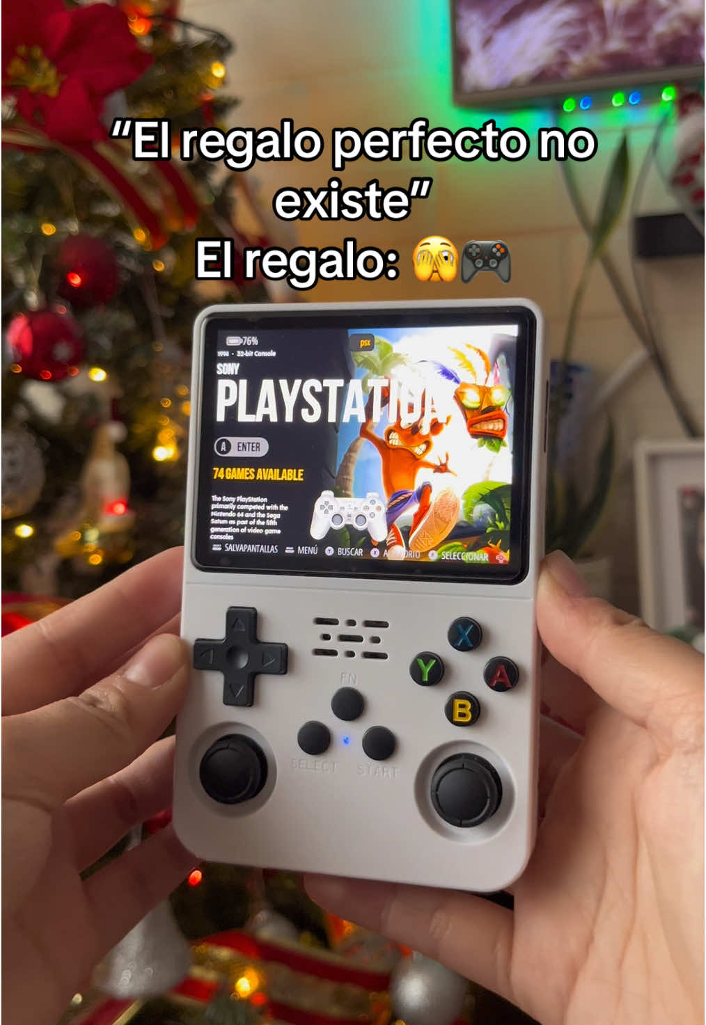 👾Emula más de 15 consolas y contiene más de 10.000 videojuegos clásicos🫣 #consolaportatil #videojuegos #game #retroconsola #playstation #gaming #gamers #gta5 