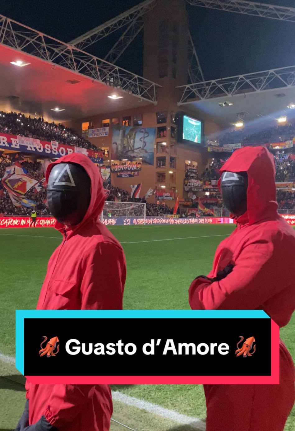 🦑🎶 Anche alle guadie di @Squid Game Netflix piace ascoltare @Bresh 🔴🔵 #TikTokCalcio #TikTokFootball #GenoaCFC #SerieA #SquidGame @Netflix Italia 