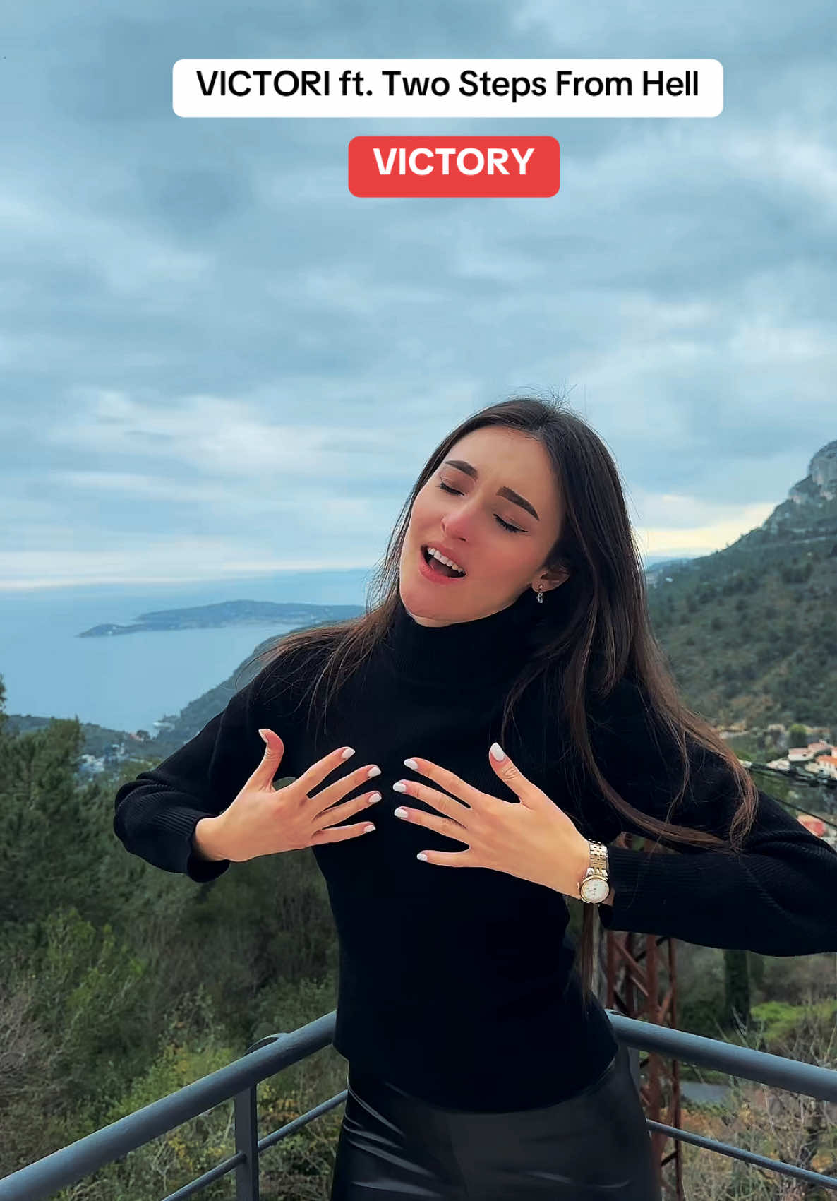 VICTORI ft. Two Steps From Hell! 🤩😍 @Thomas Bergersen #2SFH #twostepsfromhell #thomasbergersen #VICTORI #Singer #VictoryAnn #artist #nature #seaview #talent #showtalent #viral #monaco #montecarlo #Show 