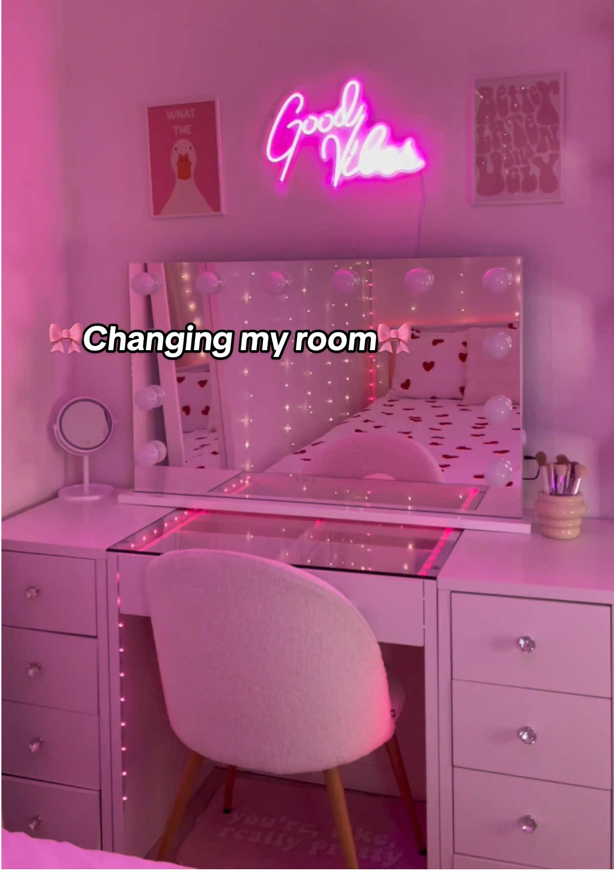 Part 23: 🎀 Changing my room 🎀 #decor #room #changing #fyp #girls 