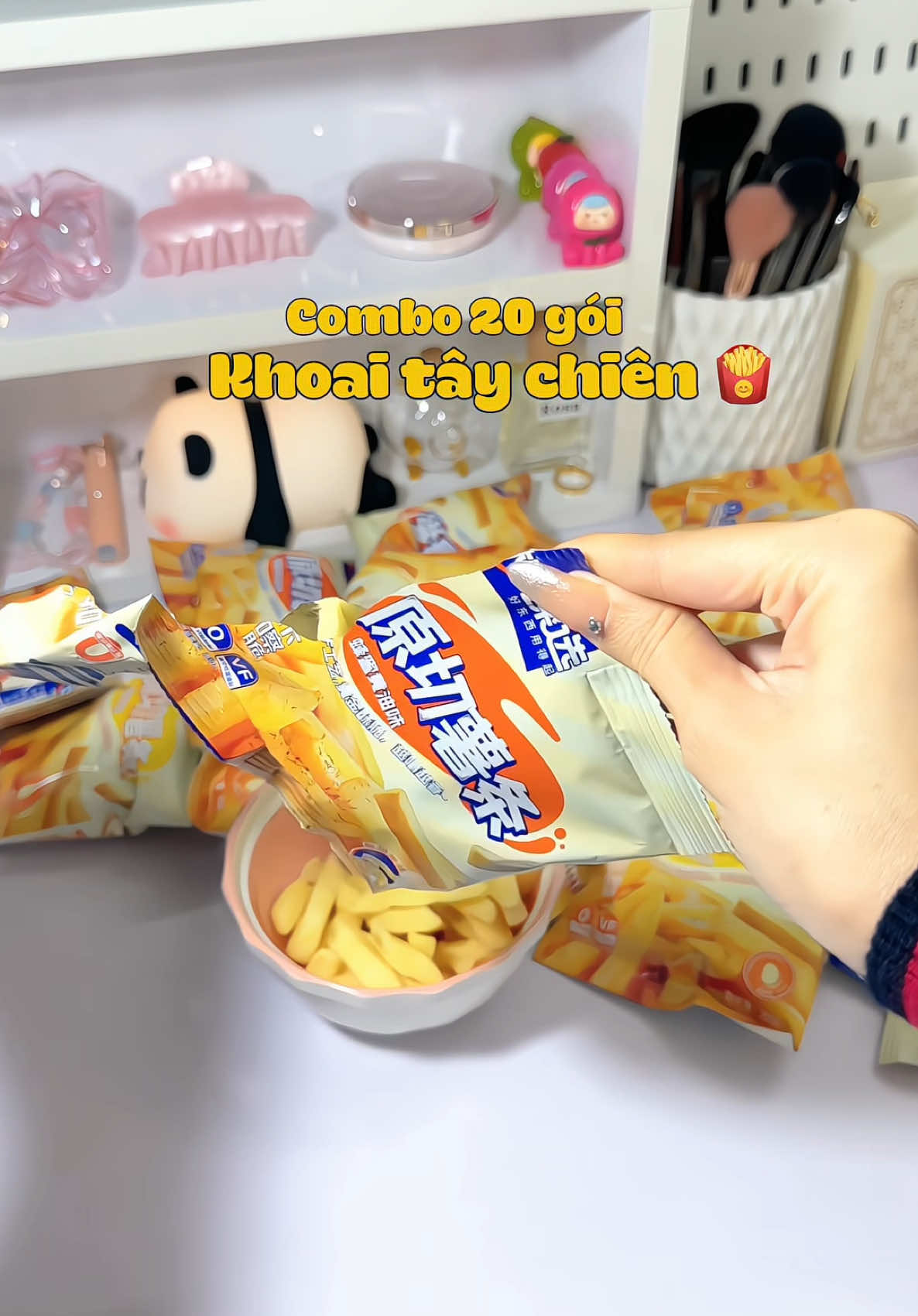 Đồ ăn vặt mà tui mới tậu 😋😋 ngonn lắm í #doanvat #khoaitaychien #mukbang #review #minnriviu #muataitiktok 