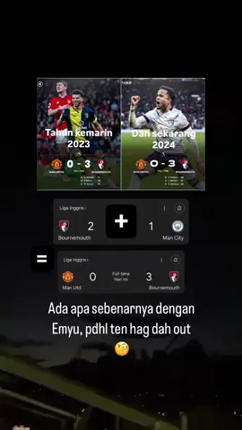 2 manchester sedang tidak baik baik saja  #manchesterunited #mancity #PremierLeague #bournemouth #manchesterisred #manchesterisblue #emyu #fyp 