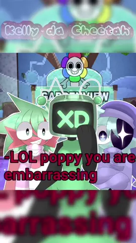 When mains makes fun of poppy; [dandys world] #dandysworld #animation #alightmotion #fyp #edit #trend #original 