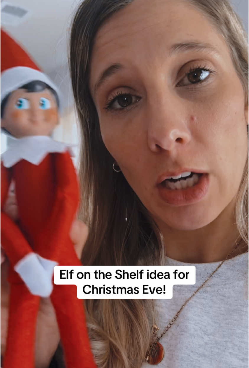 Try this on Christmas Eve! Your kids will LOVE it! #elfontheshelf #elfontheshelfideas #MomsofTikTok #momlife #christmas #christmaseve #creatorsearchinsights 