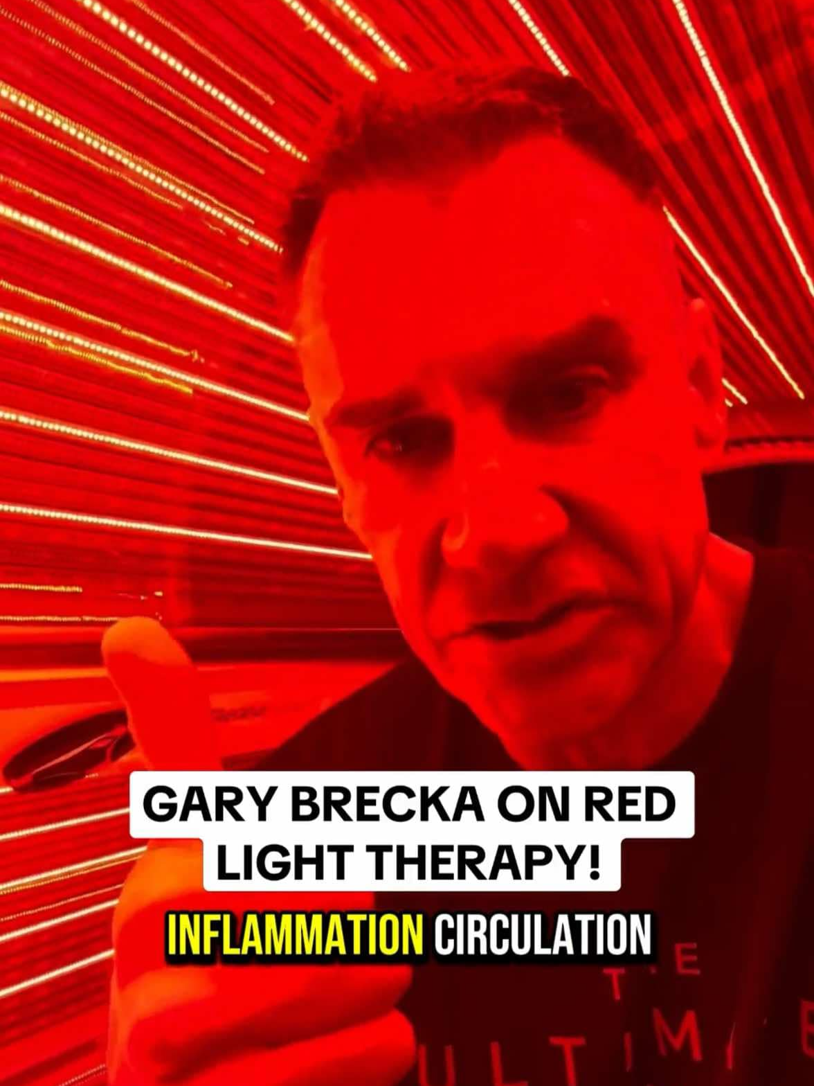 Red light therapy = game changer. #redlighttherapy #redlight #healthtips #garybrecka #fyp