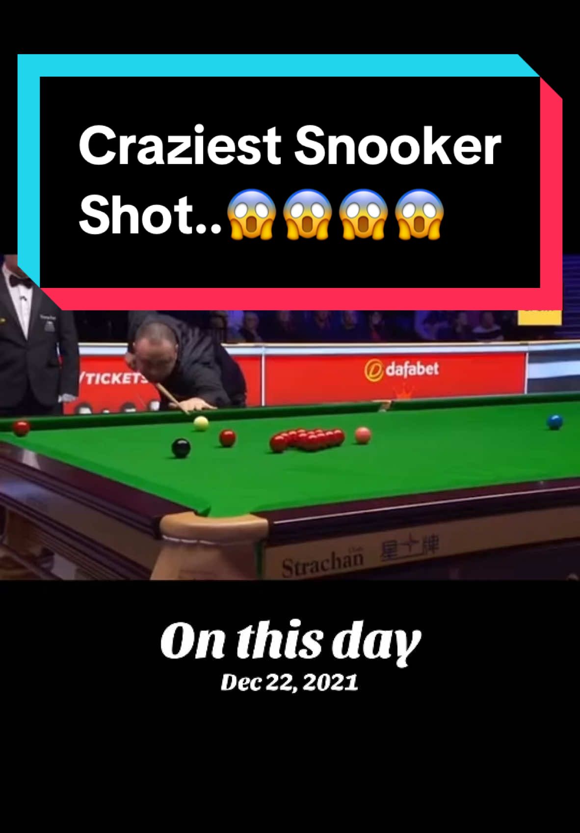 #onthisday THAT shot. Dont think we will ever see that again. #snooker #sports #epic #wow #viral #fyp 