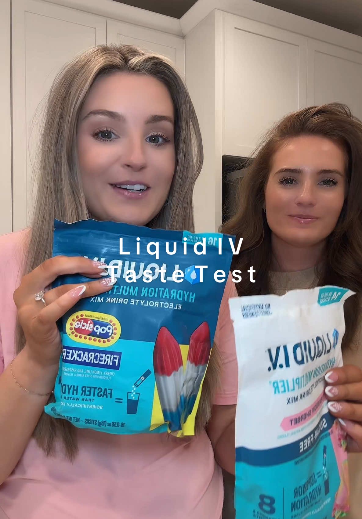 We love a @Liquid I.V. And the rainbow sherbet flavor is amazing 🌈 #liquidiv #tiktokshopholidayhaul #spotlightfinds #rainbowsherbet #tastetest #newflavors #firecracker #lemonandlime #electrolytes #hydration #summeressentials #fyp #viral 