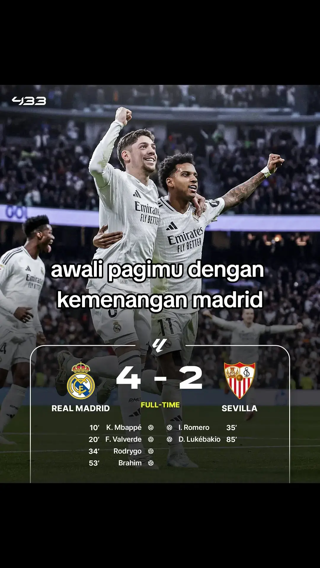 ada yang turun tapi bukan hujan #halamadrid #madridista #madridiconic #fyp 