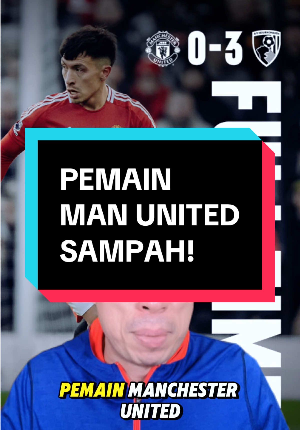 PEMAIN MAN UNITED SAMPAH!! #SukanDiTikTok #manchesterunited #bournemouth 