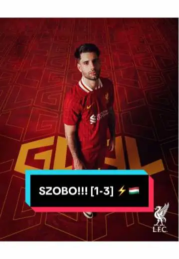 Szobo breaks through to add our third - COME ON!! [1-3] #PremierLeague #Liverpool 