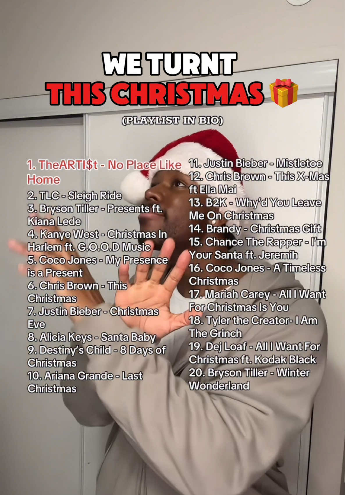 Best Hip Hop Christmas playlist #rnbmusic #rapmusic #kanyewest #christmasmusic #fyp 