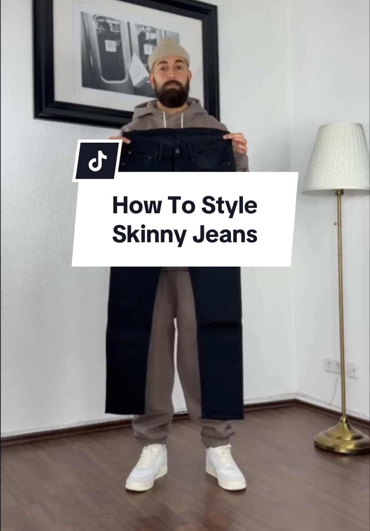 How To Style Skinny Jeans🔥 #skinnyjeans #howtostyle #trend #trendingreels #viral #explorerpage 