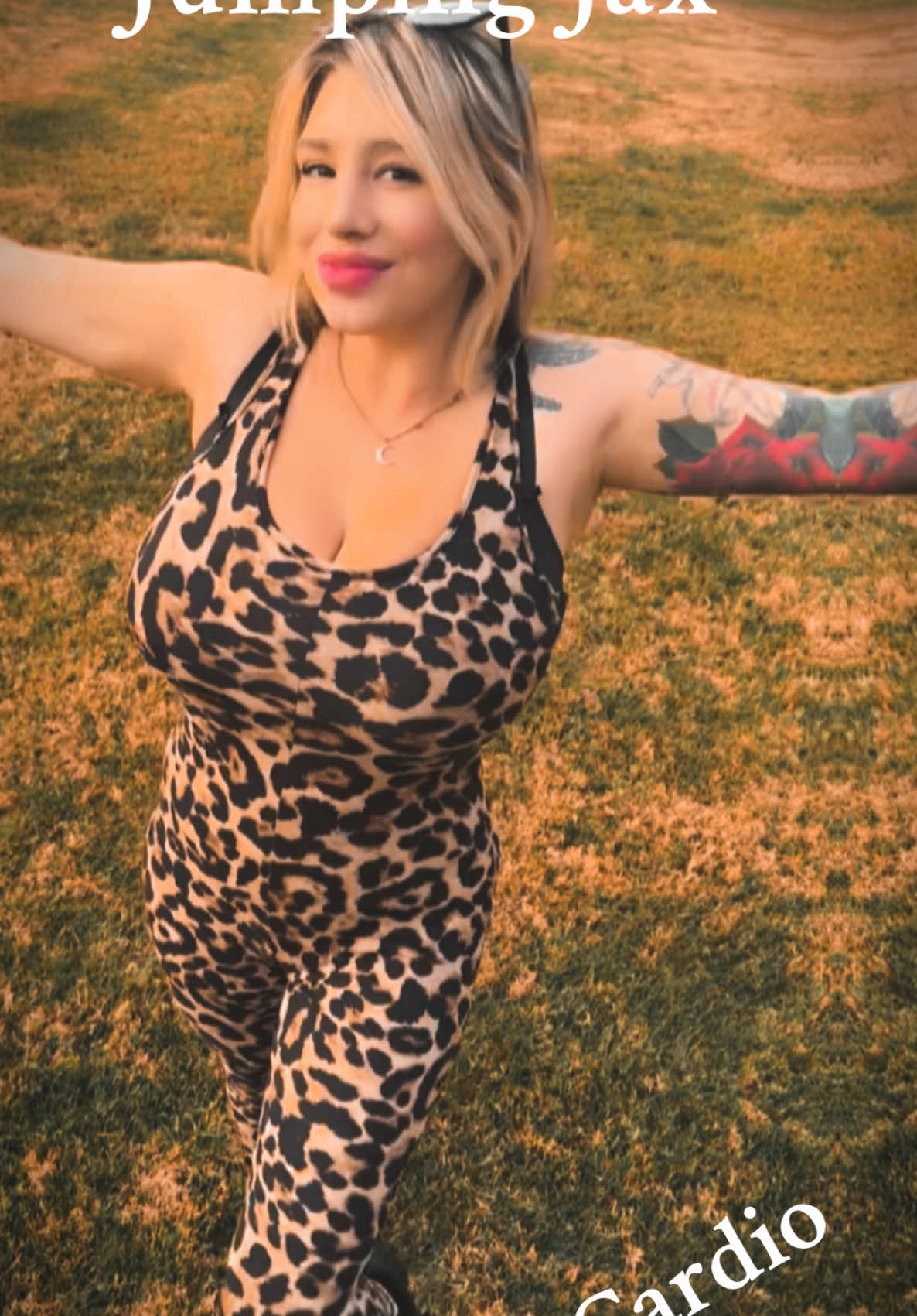 You asked for it, You Got it!! my least favorite exercise in the world #JumpingJacks !! But here I am , Doing Them 🤣  #Cardio #WorkOut #Jumping #Fyp #Jump #Fitness #Outdoors #Park #onsie #HotGirlWinter #playingaround #Silly #BettyDavisEyes #ThemEyes #BrownEyesGirl #HeartRate 