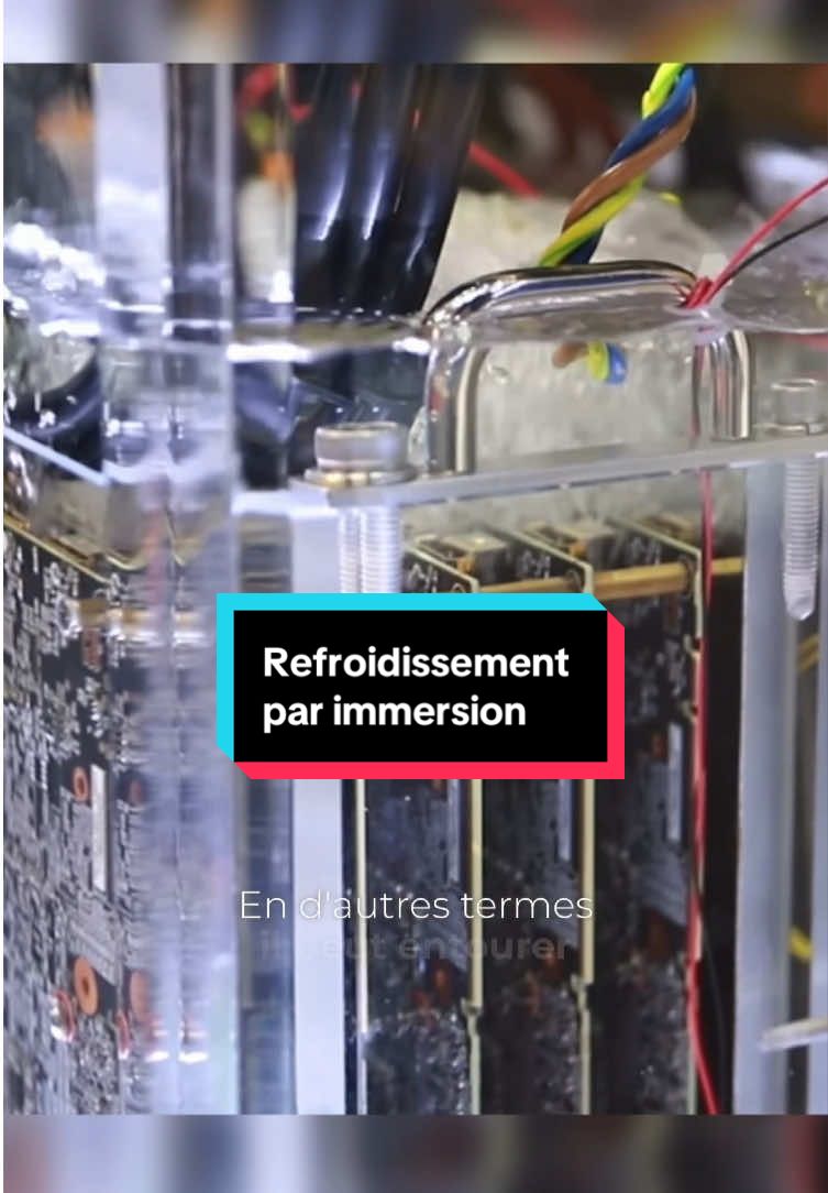 Refroidissement par fluide diélectrique #innovation #ordinateur #pourtoi #fyp 